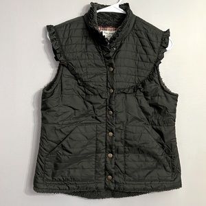 Small Free People ruffle vest